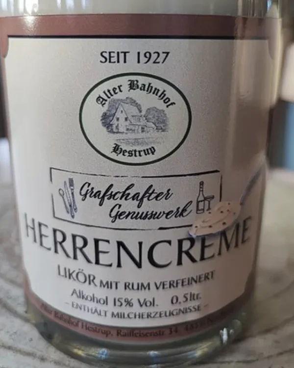 herrencreme likör mit rum